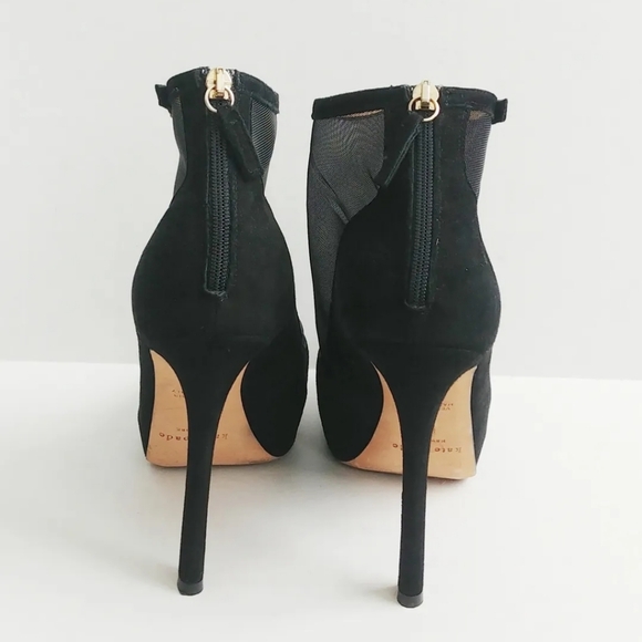 Kate Spade Neveah Mesh T-Strap Bootie Size 9 1/2 - Picture 4 of 4